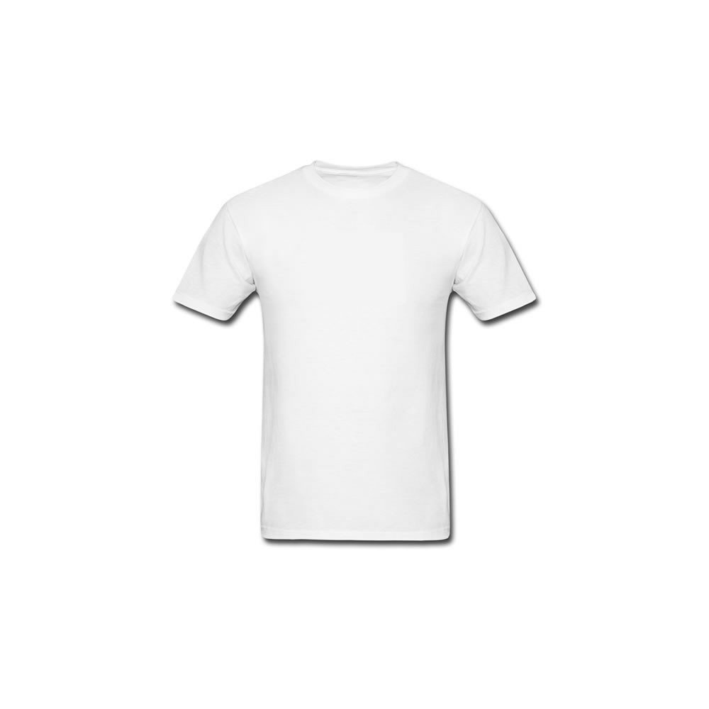 Camiseta Branca Lisa 100% Algodão Masculina - Atacado de Camisetas