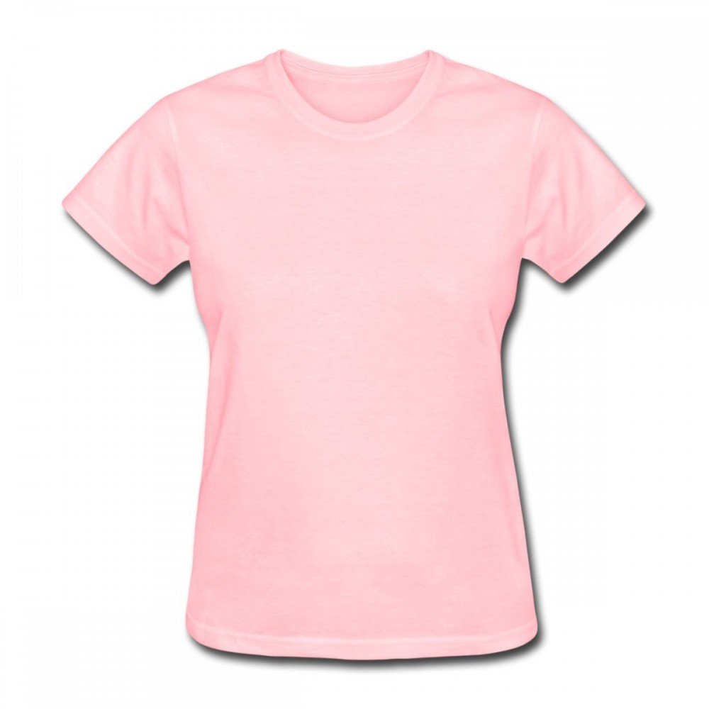 Camiseta T Shirt Algodão Feminina Lisa Blusinha Blusa Baby Look - Preta
