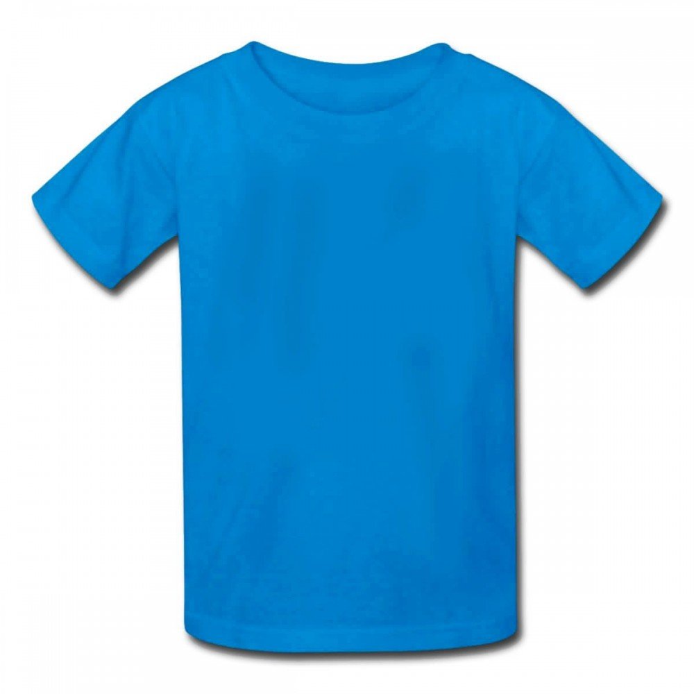 Camiseta Infantil Azul 100% Algodão - Atacado de Camisetas