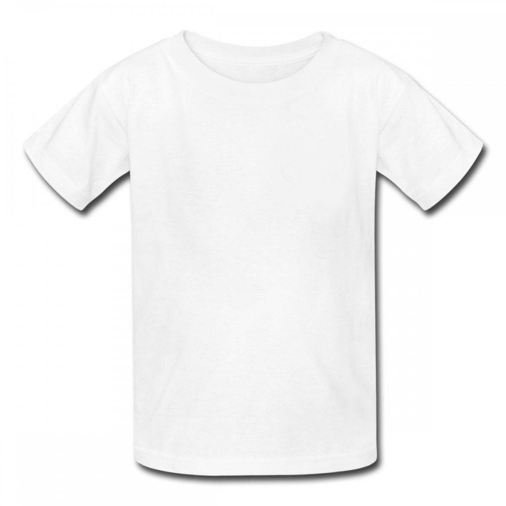Camiseta Infantil Branca 100% Algodão - Atacado de Camisetas