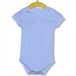 Body Azul Bebê - Poliéster