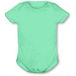 Body Infantil Verde Bebê -...