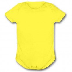 Body Infantil Amarelo -...